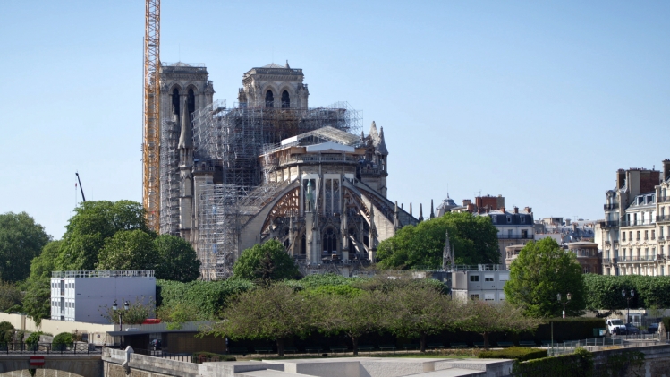 Notre-Dame de Paris en pleine reconstruction