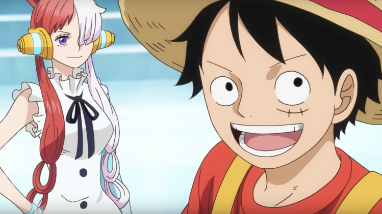 Luffy et la princesse dans la bande-annonce du One Piece film, Red