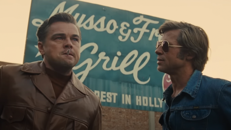 Brad Pitt et Leonardo DiCaprio dans Once Upon a Time in Hollywood de Quentin Tarantino 