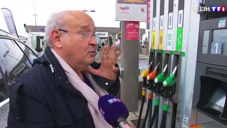 Michel Jonasz a été interviewé à la pompe à essence dans le JT de 13H de TF1
