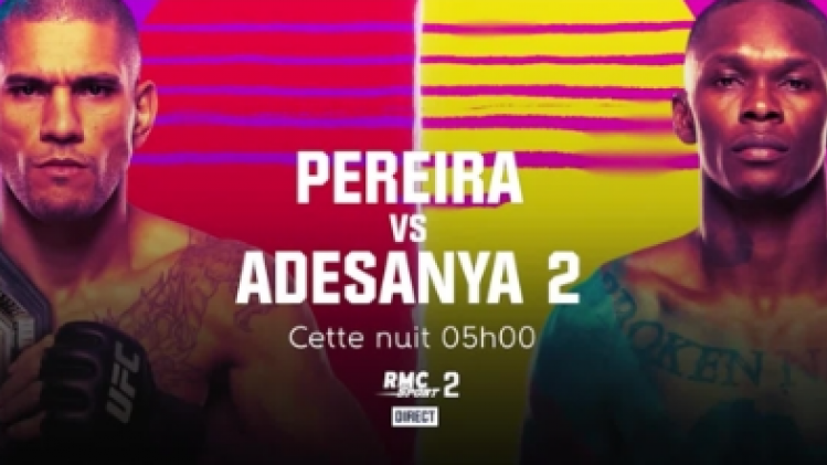 Le combat entre Israel Adesanya et Alex Pereira aura lieu demain matin 