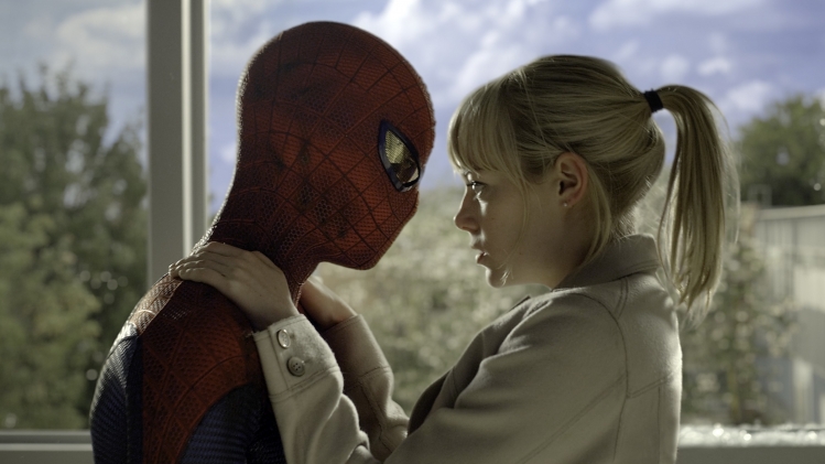 Andrew Garfield et Emma Stone dans The Amazing Spider Man