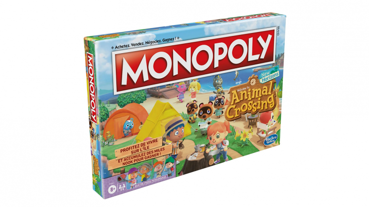 Cette édition du Monopoly est inspirée du jeu Nintendo Animal Crossing. L