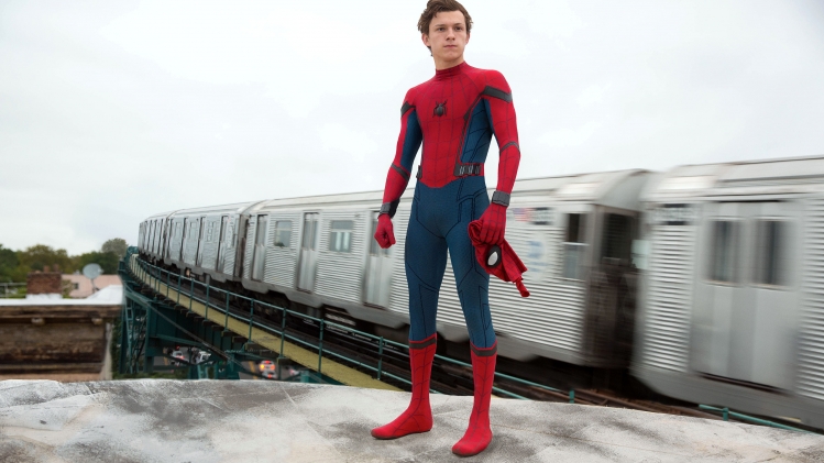 Tom Holland dans Spider-Man Homecoming