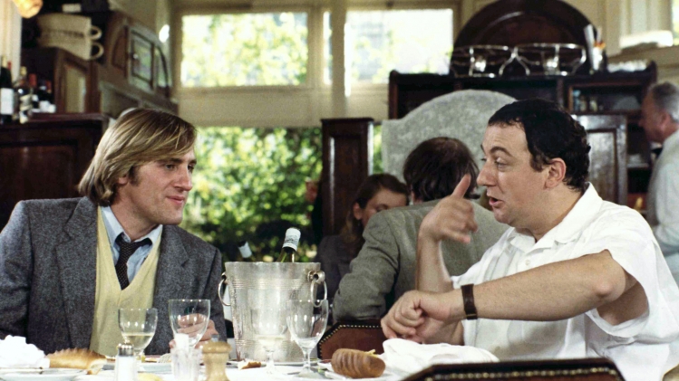 Coluche et Gérard Depardieu dans le film Inspecteur la Bavure