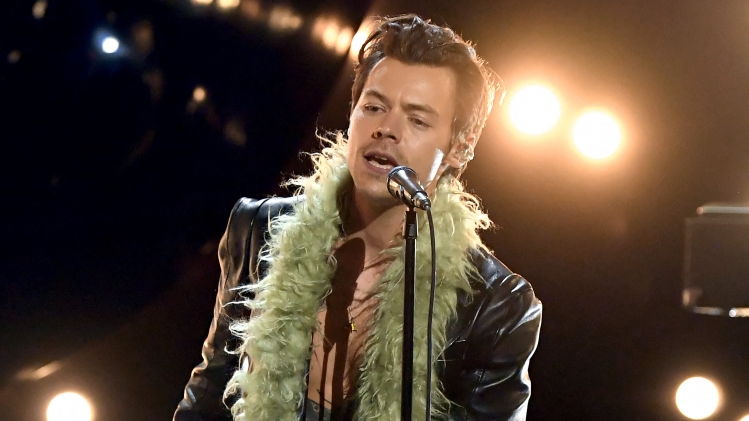 Harry Styles à la 63e édition des Grammy Awards à Los Angeles.
