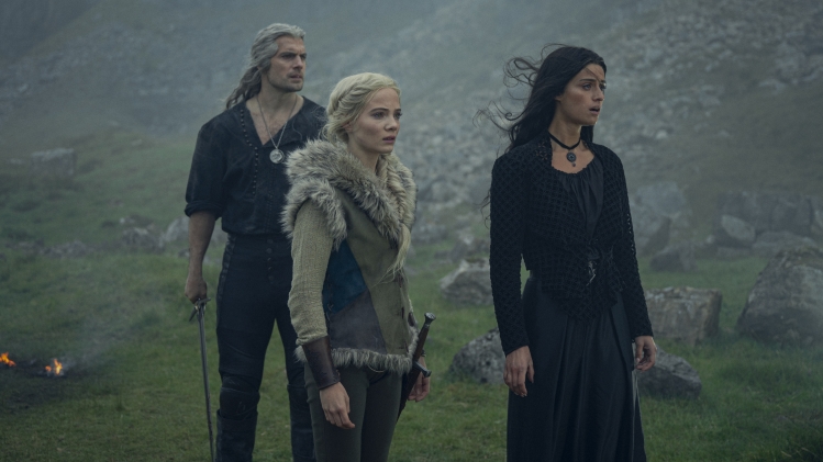 Geralt de Riv, Ciri et Yennefer dans la saison 2 de The Witcher 