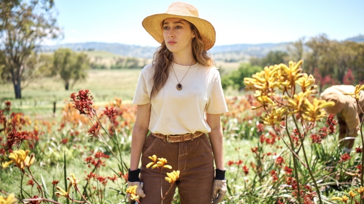 Alycia Debnam-Carey dans la saison 1 de la série Les fleurs sauvages. 