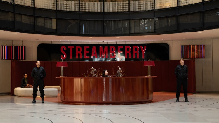 Streamberry, le service de streaming satirique de Netflix dans Black Mirror. 
