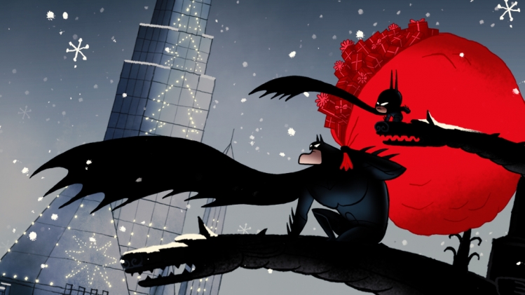 Dans Merry Little Batman, le Joker et ses méchants amis ont prévu de voler la fête aux habitants de Gotham City.