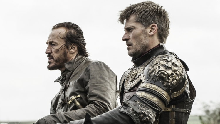 Jerome Flynn et Nikolaj Coster-Waldau dans la sixième saison de Game of Thrones.