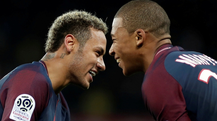 Neymar et Kylian Mbappé.
