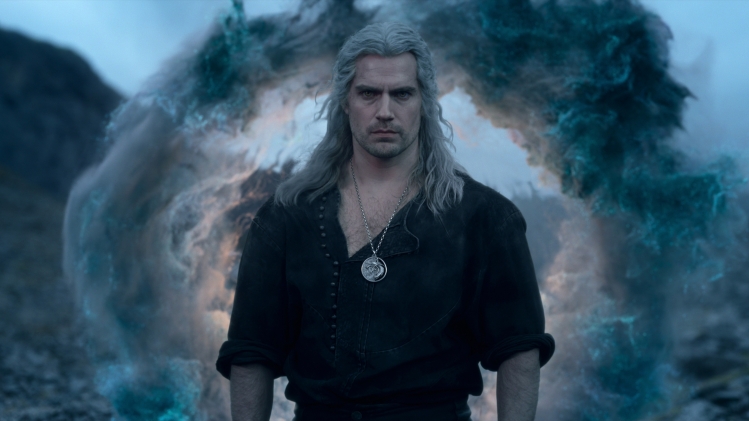 Henry Cavill dans The Witcher. 