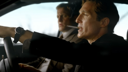Matthew McConaugey et Woody Harrelson dans True Detective en 2014