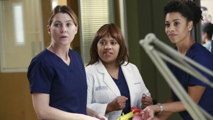 Ellen Pompeo, Chandra Wilson et Kelly McCreary dans la saison 11 de Grey
