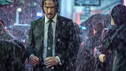 Keanu Reeves dans John Wick Parabellum, le troisième volet de la saga, ce jeudi 23 mars 2023 sur TMC. 