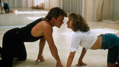 Bébé (Jennifer Grey) et Johnny Castel (Patrick Swayze) dans Dirty Dancing.