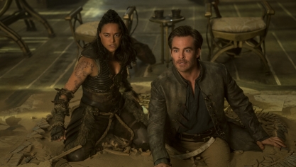 Chris Pine et Michelle Rodriguez dans Donjons et Dragons : l