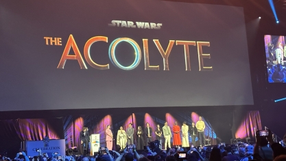 Le casting de The Acolyte présent au Star Wars Celebration 2023.