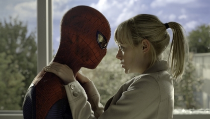 Andrew Garfield et Emma Stone dans The Amazing Spider Man