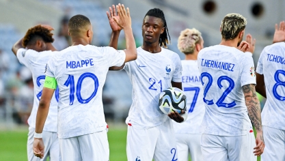 La France reçoit la Grèce au stade de France pour un match de qualification pour l