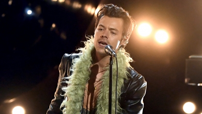 Harry Styles à la 63e édition des Grammy Awards à Los Angeles.