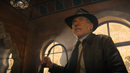 Harrison Ford dans Indiana Jones et le Cadran de la destinée.