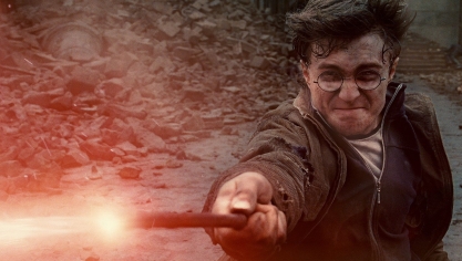 Harry Potter (Daniel Radcliffe) dans Harry Potter et les Reliques de la Mort, partie 2.