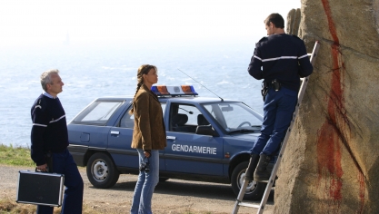 Ingrid Chauvin dans la série Dolmen, diffusée en 2005 sur TF1.