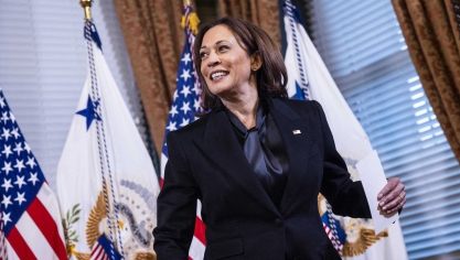 Kamala Harris en décembre 2022 à Washington. 