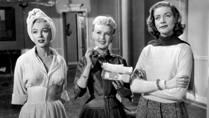 Marilyn Monroe, Betty Grable et Lauren Bacall dans le film Comment épouser un millionnaire.