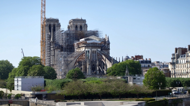 Notre-Dame de Paris en pleine reconstruction