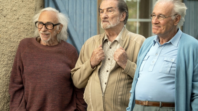 Pierre Richard, Eddy Mitchell et Bernard Le Coq dans Les vieux fourneaux 2 : bons pour l