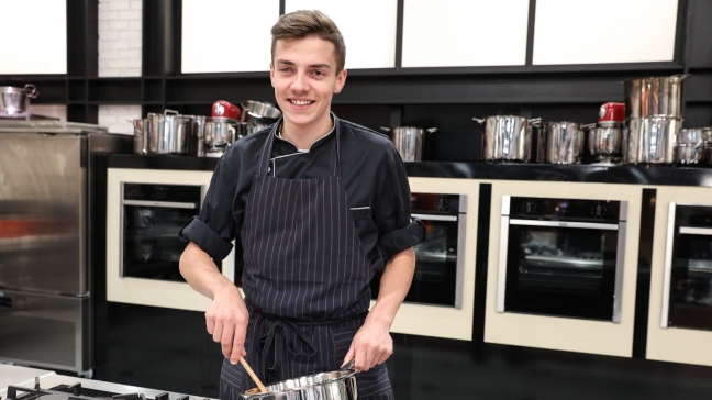 Le jeune cuisinier Mallory Gabsi dans la saison 11 de Top Chef