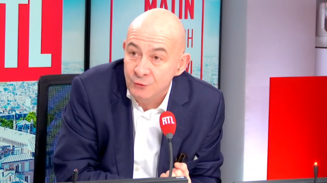 François Lenglet lors de son émission sur RTL, Lenglet-Co.