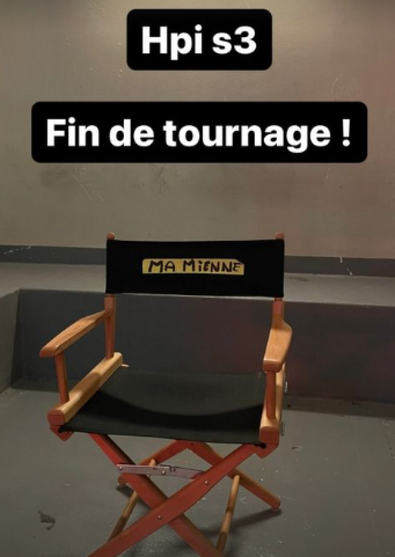 Audrey Fleurot a annoncé la fin du tournage de la saison 3 de HPI sur son compte Instagram