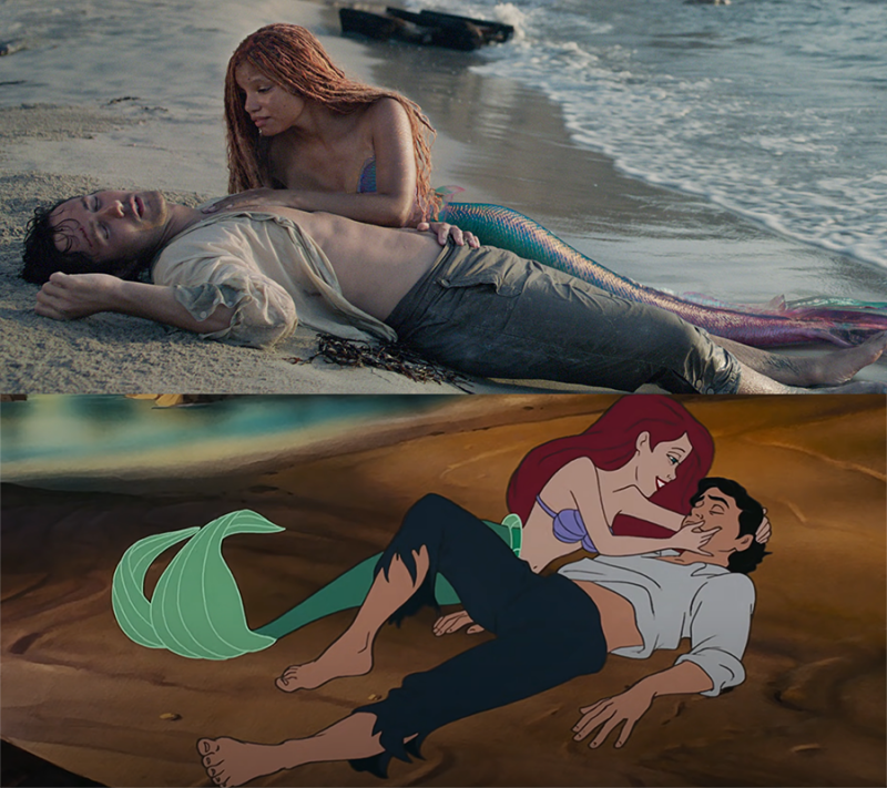 Ariel sauve Éric lorsque son bâteau s