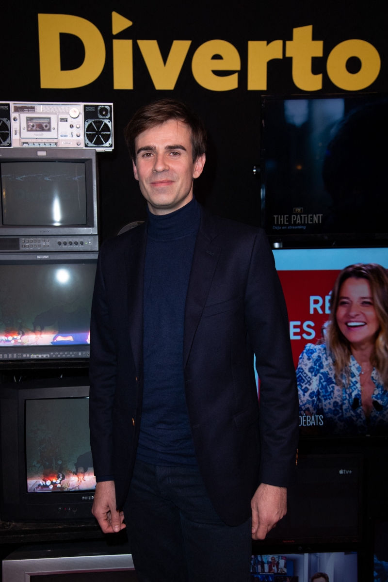 Le journaliste de France 2, Jean-Baptiste Marteau était lui aussi présent pour le lancement du média de divertissement de la presse quotidienne régionale, Diverto. 