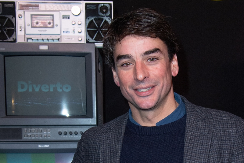 Présentateur du 13-heures de France 2, Julian Bugier a répondu présent pour le lancement de Diverto. 