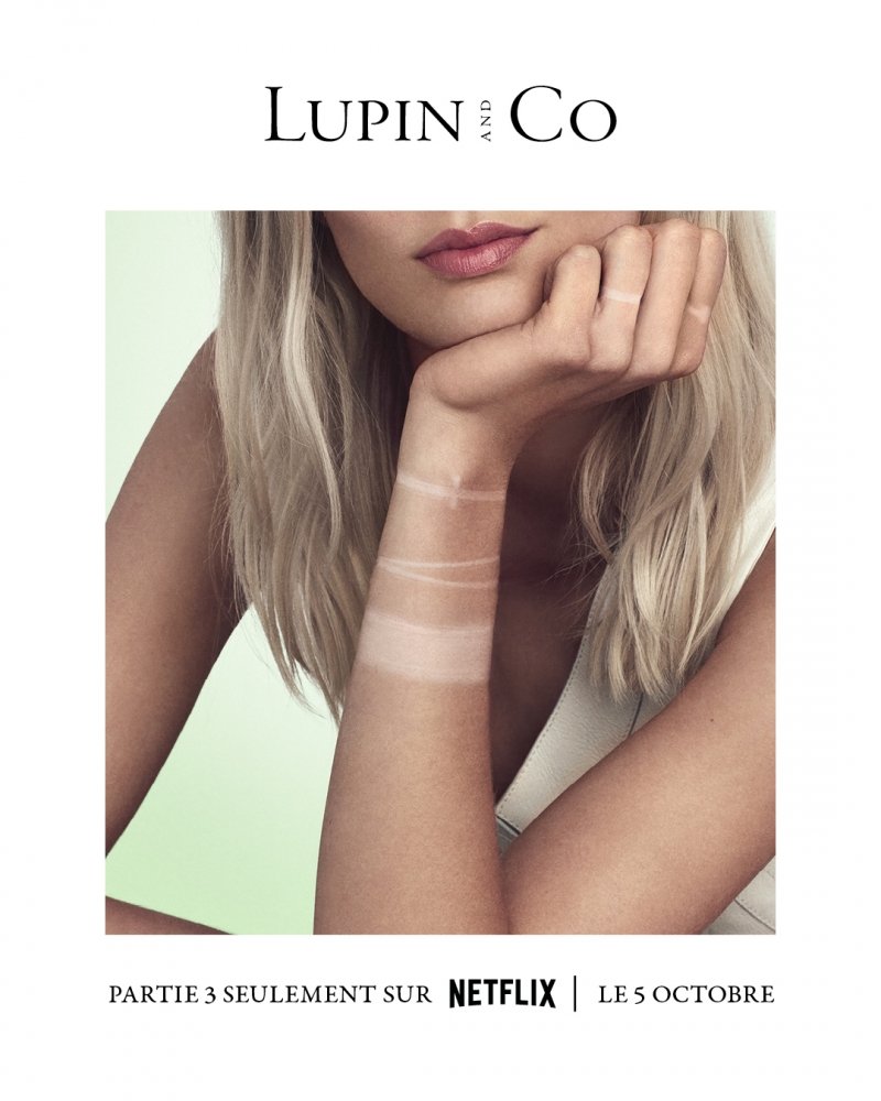Une affiche Tiffany & Co détournée pour la promo de la partie 3 de Lupin sur Netflix. 