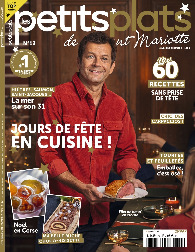Le magazine de cuisine de Laurent Mariotte est un véritable succès en kiosque
