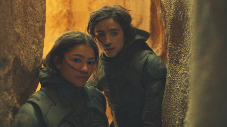 Zendaya et Timothée Chalamet dans Dune : première partie, cette semaine en clair à la télévision. 