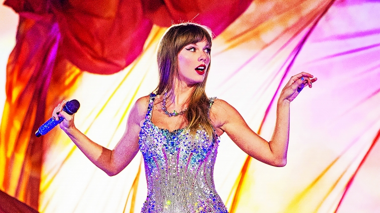 Taylor Swift lors du Eras Tour. 