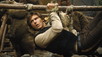 Harrison Ford incarne Han Solo dans Star Wars 6 : le retour du jedi.