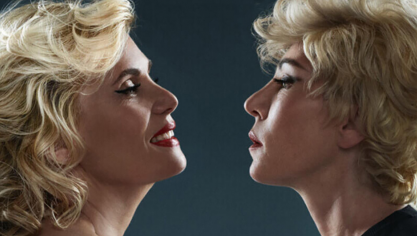 Mathilde Seigner incarne Simone Signoret et Emmanuelle Seigner joue Marilyn Monroe.