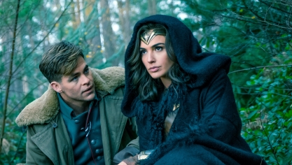 Gal Gadot et Chris Pine dans Wonder Woman.