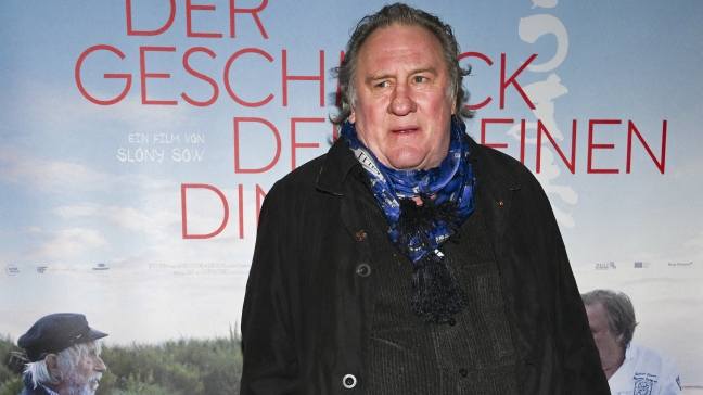 Gérard Depardieu à Berlin, en février 2023